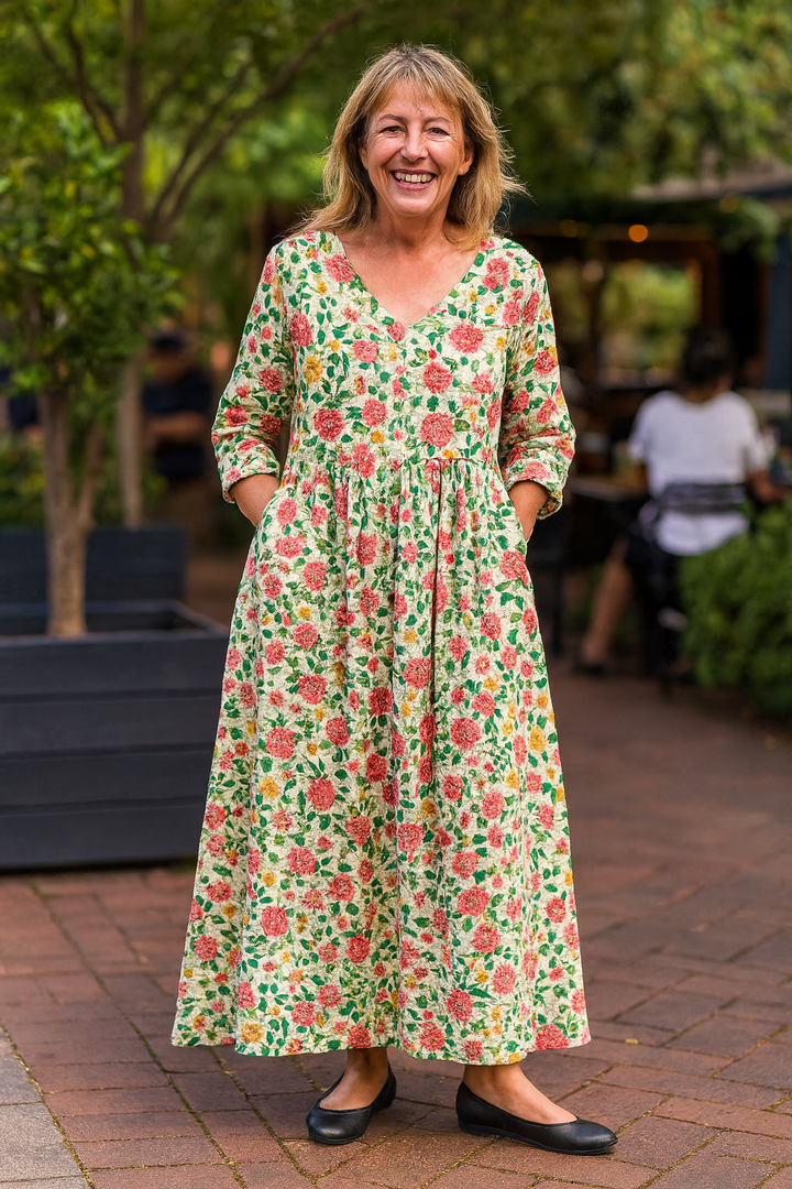 Noelia | Vestido Largo Cómodo – Elegancia Sin Esfuerzo, Confianza Todo el Día
