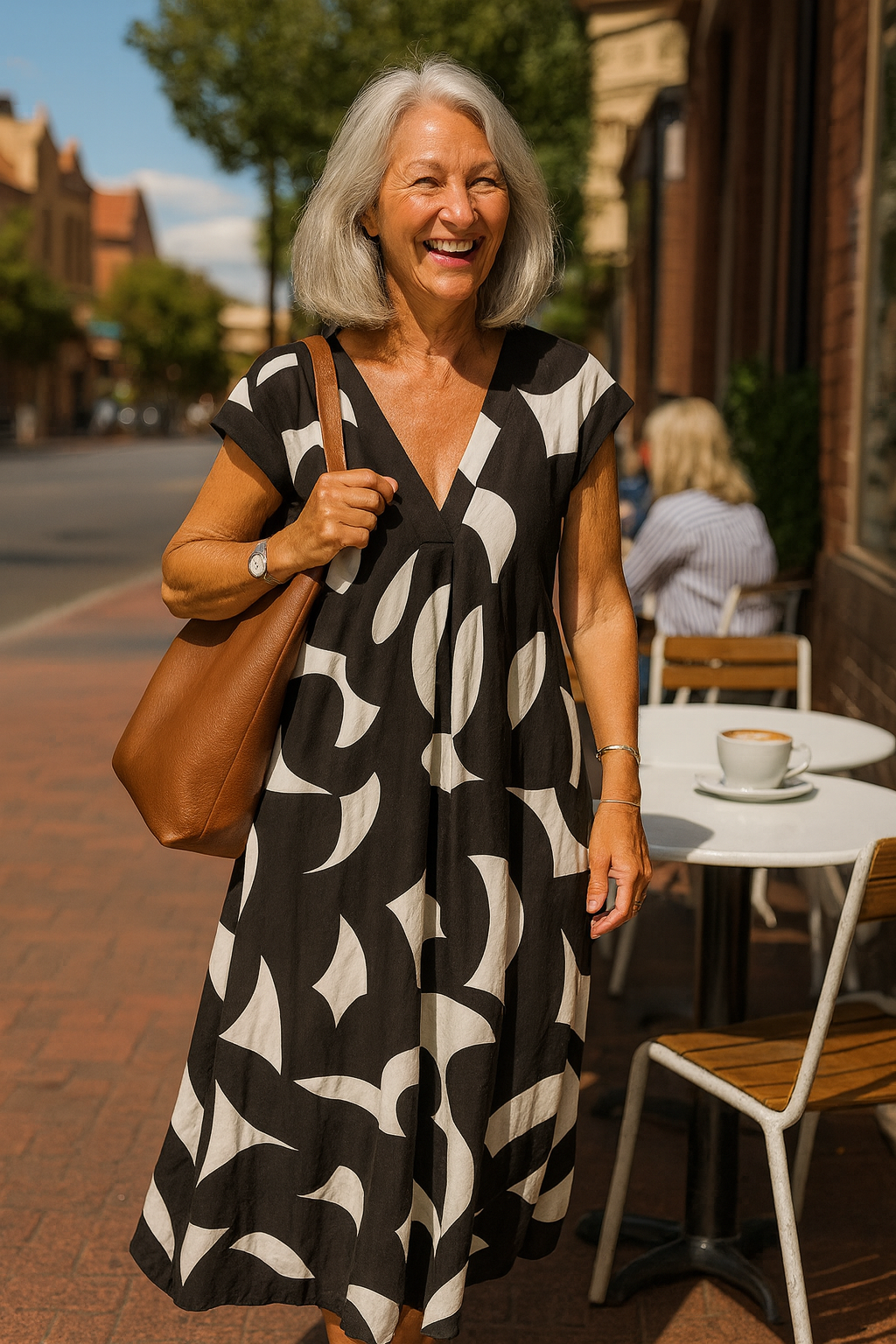 Corinne | Vestido maxi sofisticado – Ajuste favorecedor con cobertura del vientre