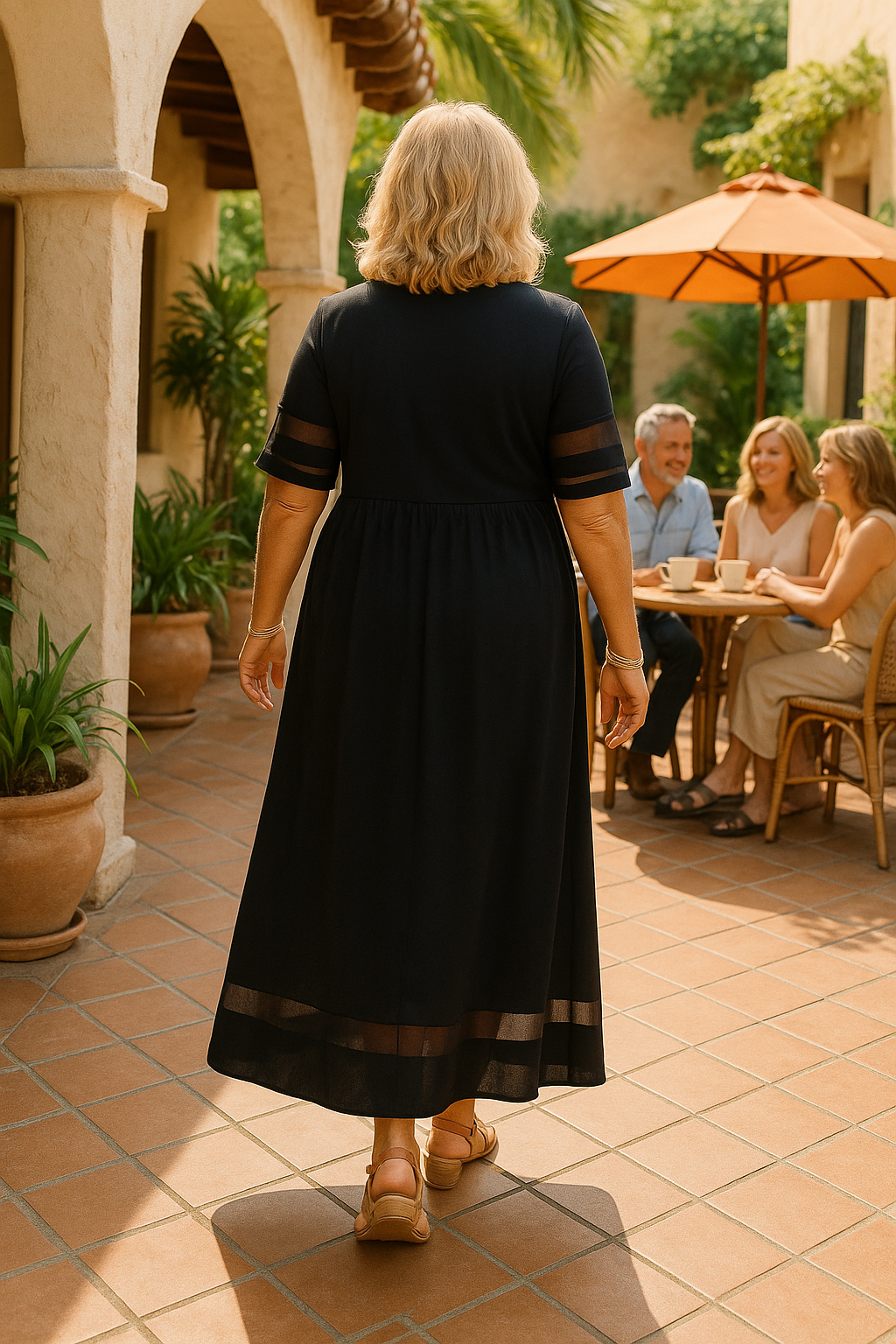 Alurea | Vestido Largo Elegante – Confort Atemporal, Confianza sin Esfuerzo