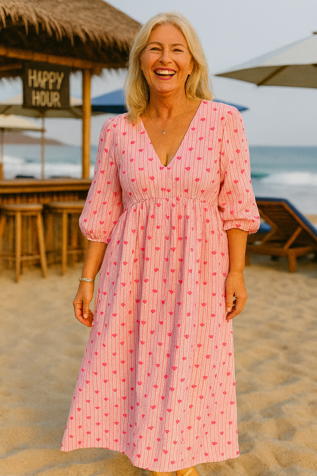 Amelia | Vestido largo Heartflow – Donde la comodidad se une a la confianza