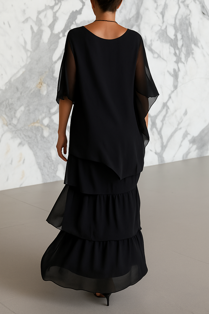 Juliette | Elegante vestido maxi que cubre el abdomen