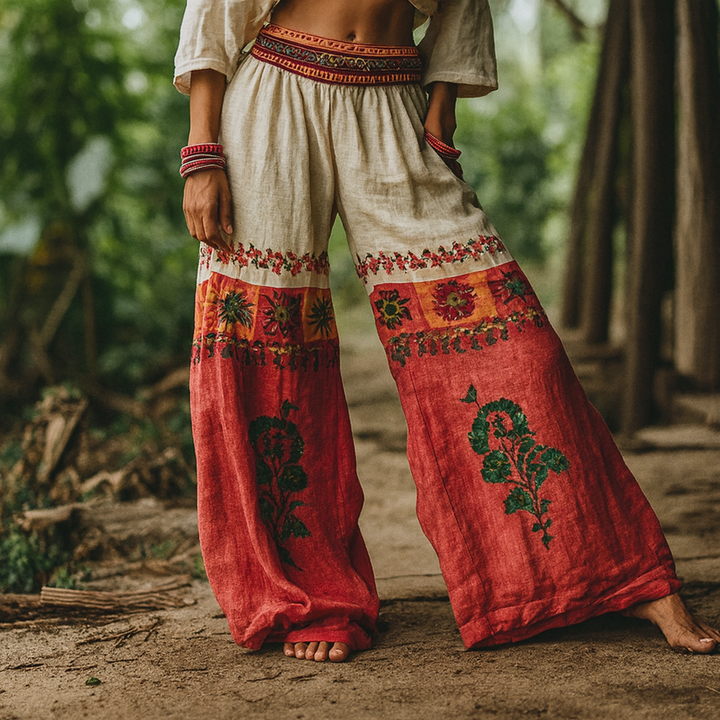 Pantalones Boho Cómodos y Sin Esfuerzo