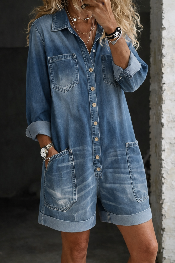 Nora | Mono Denim Casual Corto