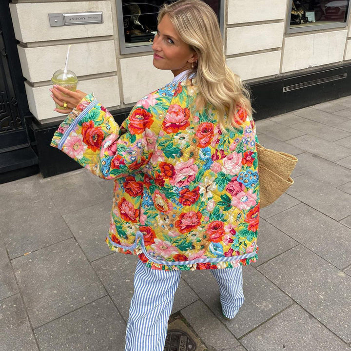 NICOLE™ - Chaqueta Estampada de Moda