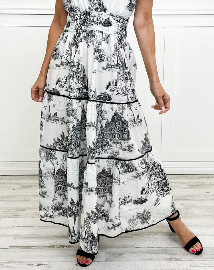 Marcelline | Maxi de toile atemporal – Comodidad elegante y favorecedora con fluidez sin esfuerzo