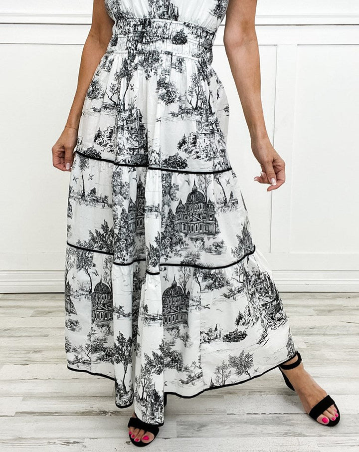 Marcelline | Maxi de toile atemporal – Comodidad elegante y favorecedora con fluidez sin esfuerzo