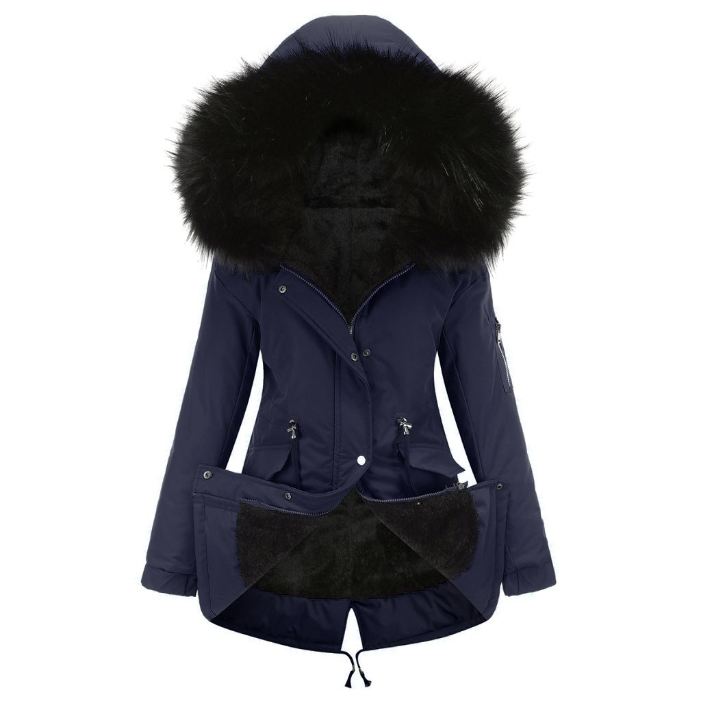 MARINA™ | Parka cálida con ribete de terciopelo
