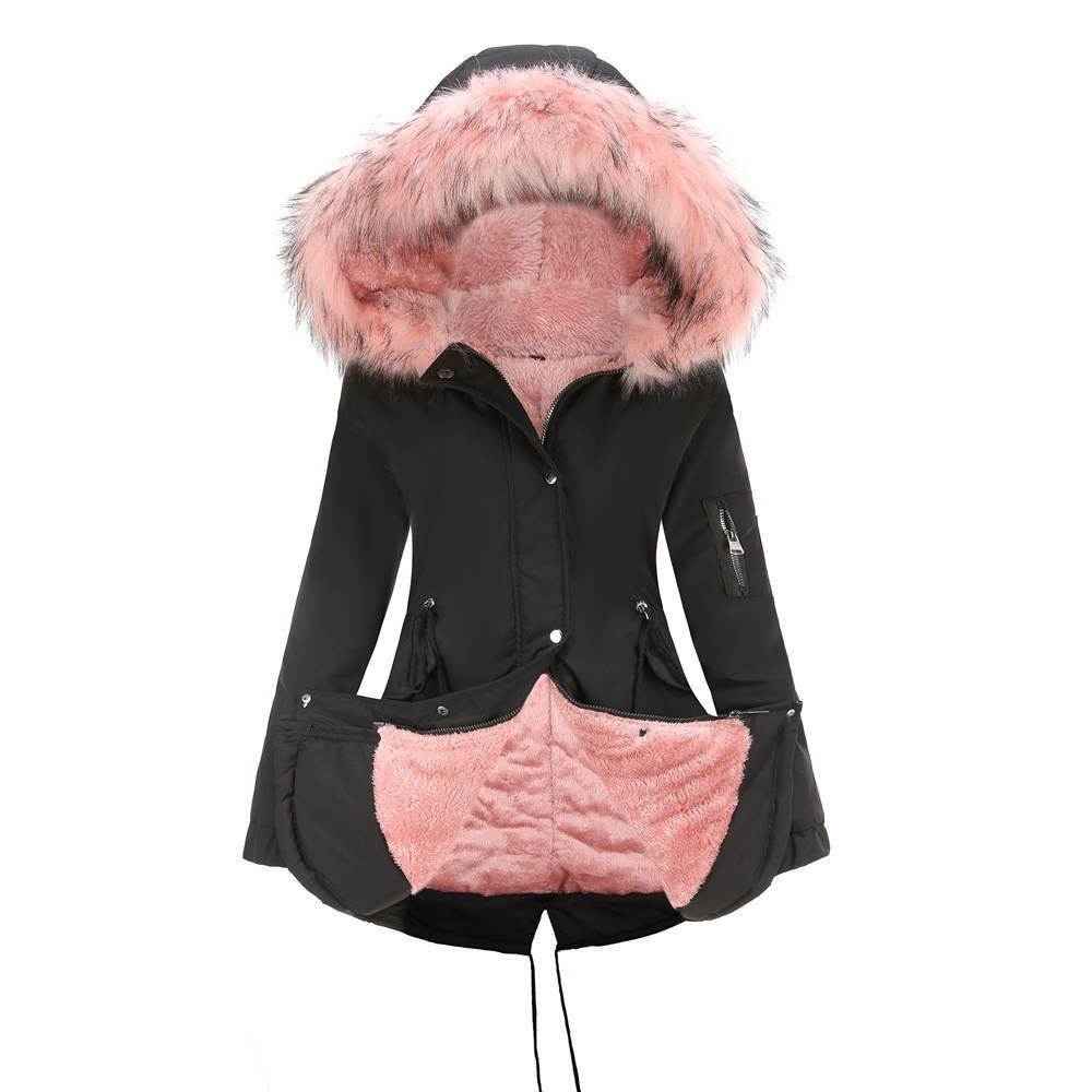 MARINA™ | Parka cálida con ribete de terciopelo