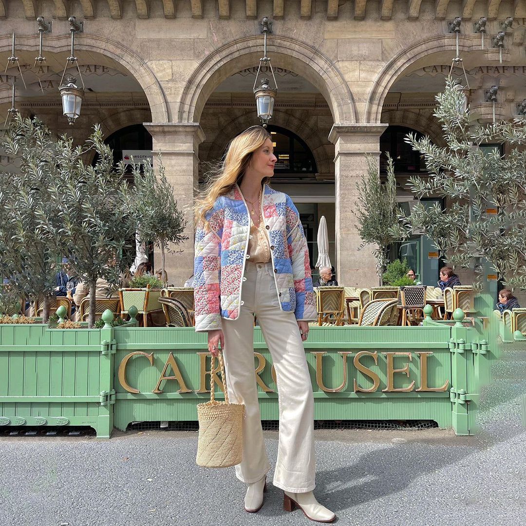 NICOLE™ - Chaqueta Estampada de Moda