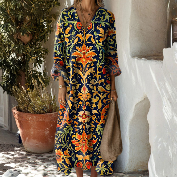 Nora™ - Vestido de lino cómodo