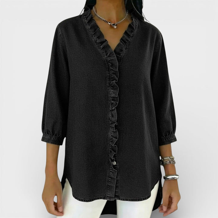 Heather | Blusa elegante con volantes