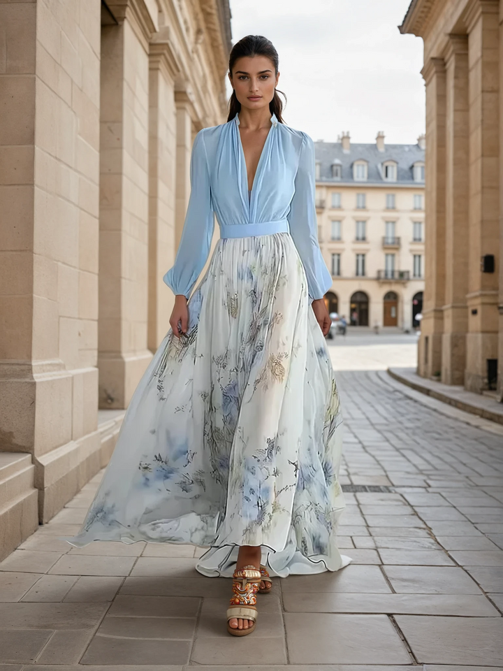 Peniel™ | Vestido Maxi Floral Elegante