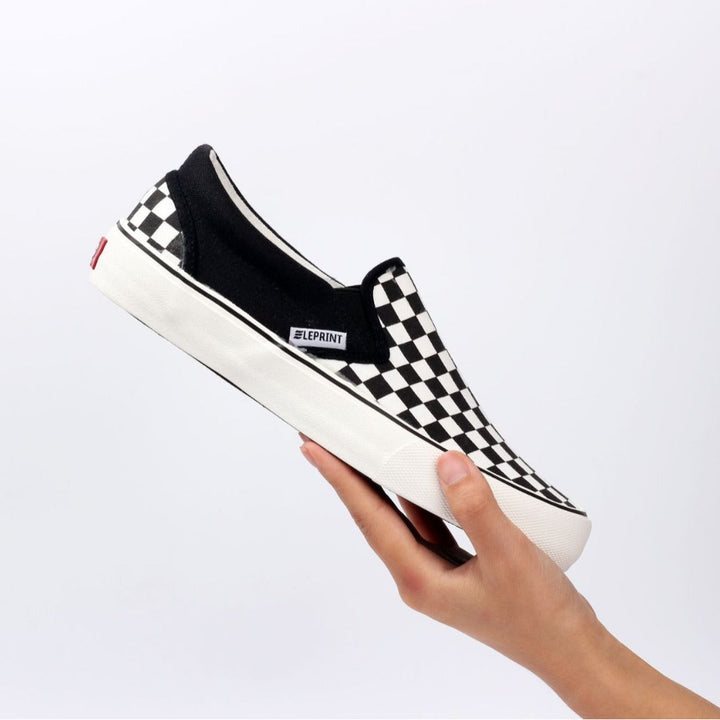 CLIONA™ - Calzado unisex clásico a cuadros sin cordones