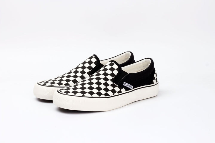 CLIONA™ - Calzado unisex clásico a cuadros sin cordones