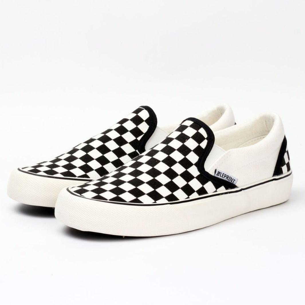 CLIONA™ - Calzado unisex clásico a cuadros sin cordones