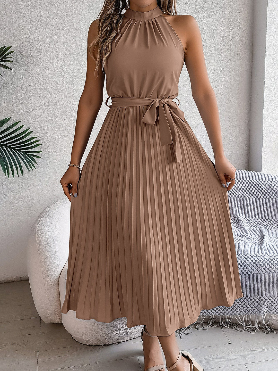 CEDRINE™ – Elegante Vestido Midi Plisado