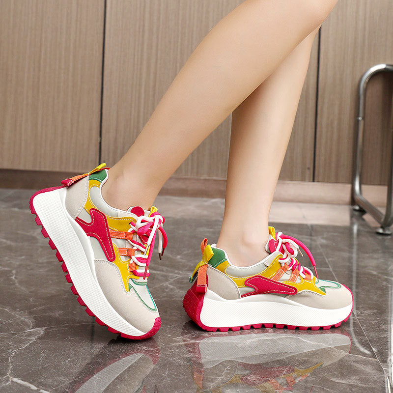 BRISSA™ - Zapatillas de correr con cordones cómodas y transpirables