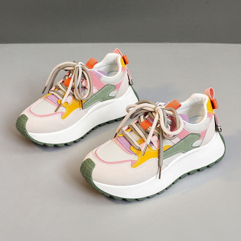 BRISSA™ - Zapatillas de correr con cordones cómodas y transpirables