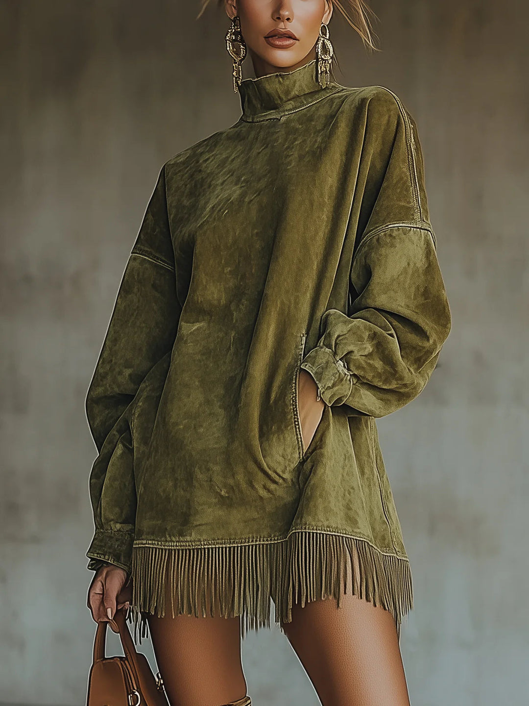 Tia | Vestido de Ante