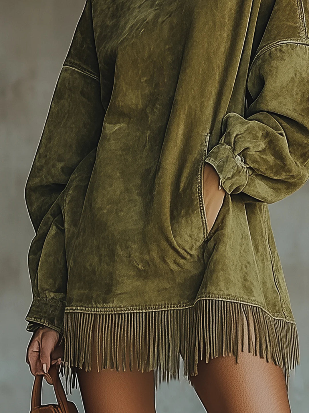 Tia | Vestido de Ante