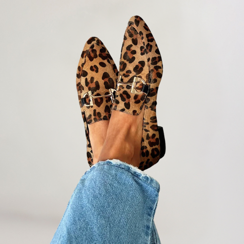 Juul | Loafers con Estampado y Tacón Sutil