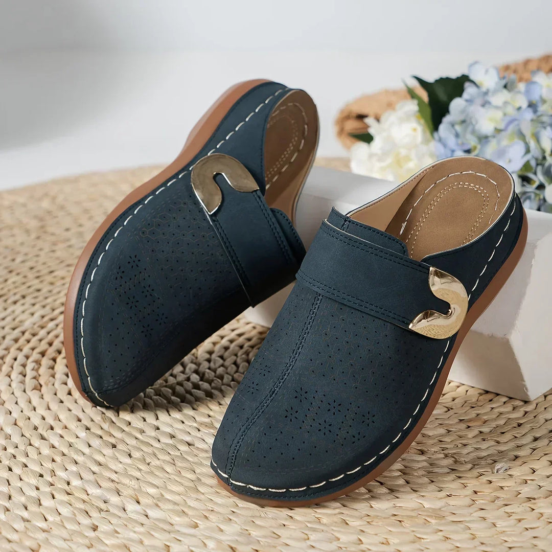 Marel - Sandalias de cuña de apoyo elegantes