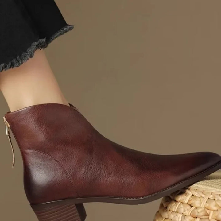 Lorine: Botines Chelsea de cuero elegantes y cómodos