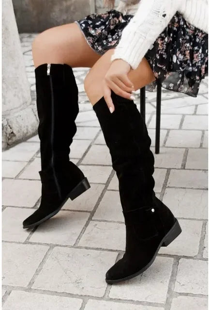 Elke - Botas vaqueras elegantes para un invierno cómodo