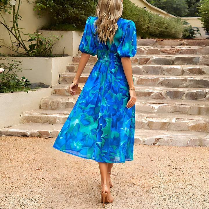 ANNELIE™ – Vestido Midi Floral Daydream