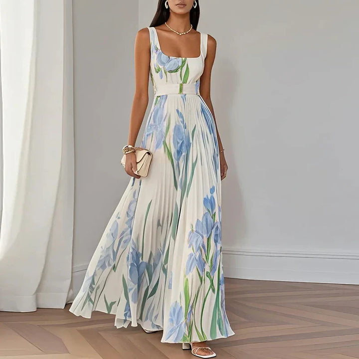 Oriah™ | Vestido Maxi Floral Línea A