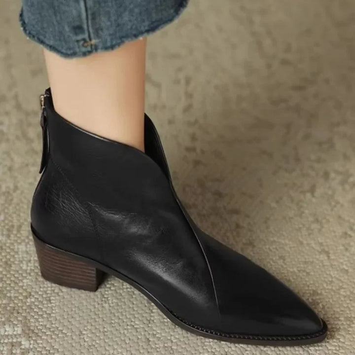 Lorine: Botines Chelsea de cuero elegantes y cómodos