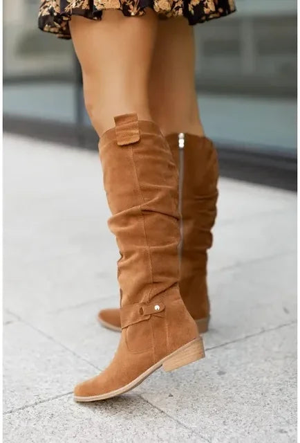 Elke - Botas vaqueras elegantes para un invierno cómodo