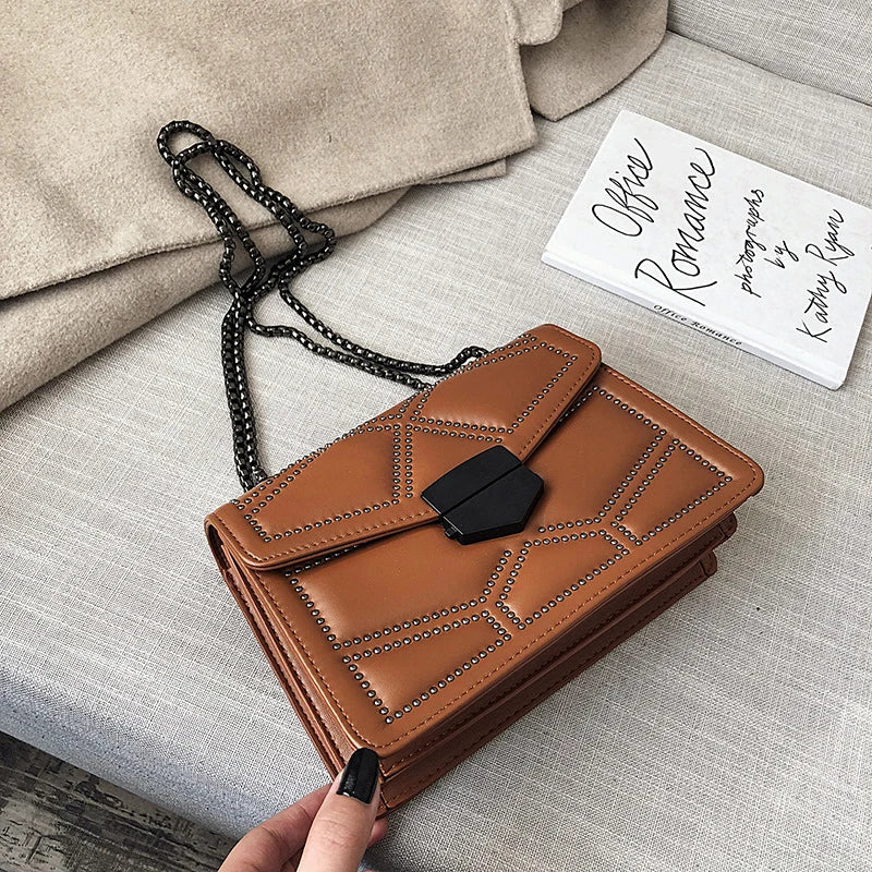 Bolso Bandolera Elegante - Piel Sintética a la Moda