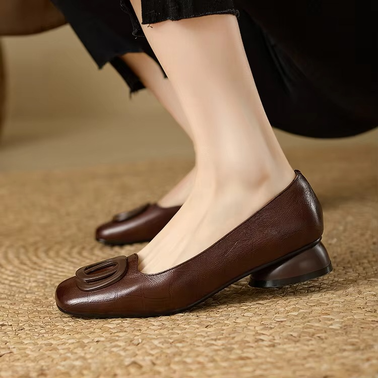 Sophia | Zapatos planos elegantes de piel para mujer