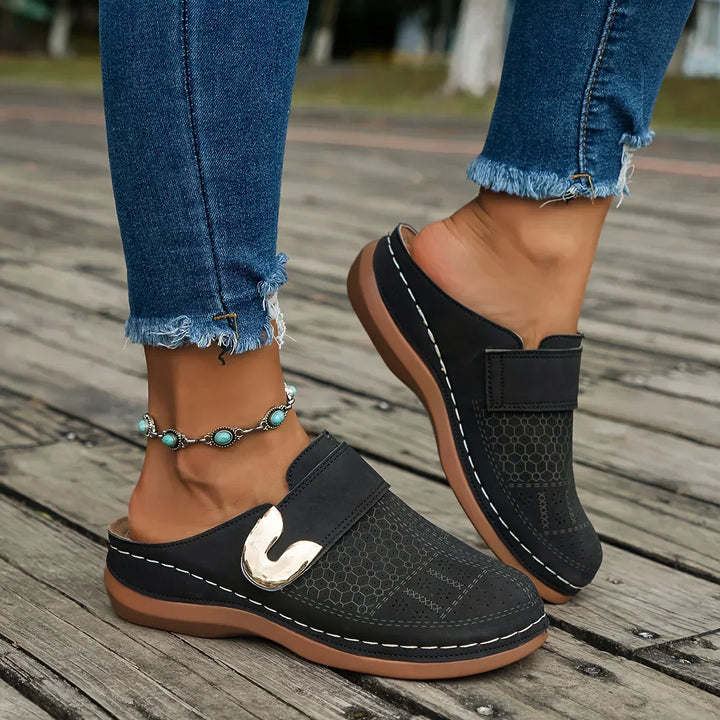 Marel - Sandalias de cuña de apoyo elegantes