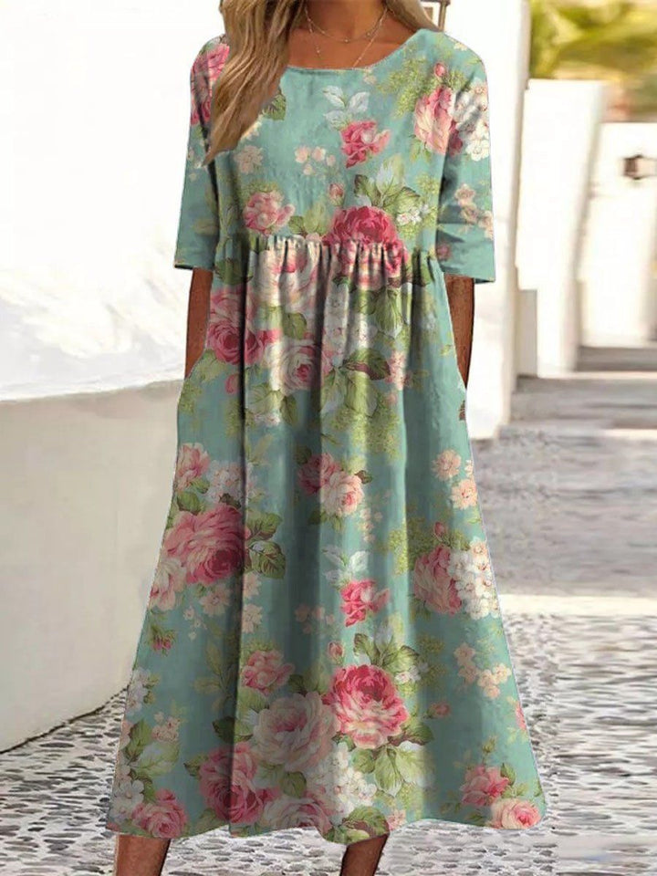 LAARNI™ - Vestido midi holgado