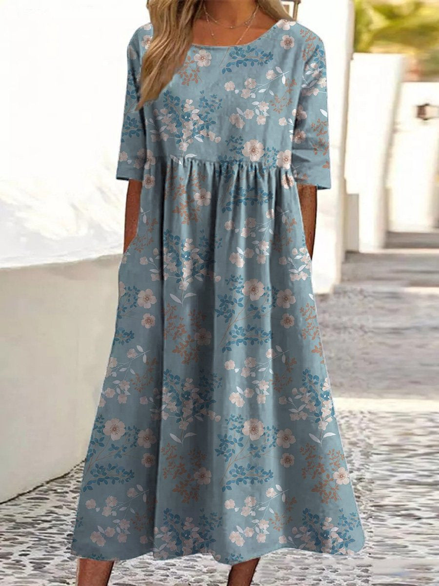 LAARNI™ - Vestido midi holgado