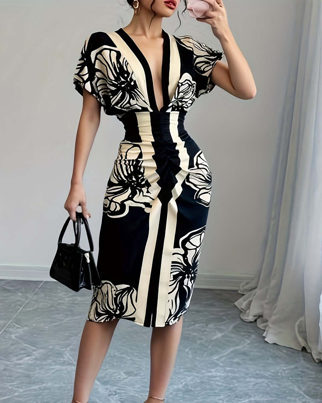 Nuria Blossom | Vestido plisado chic