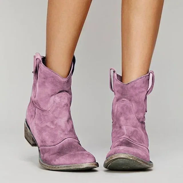Dael - Botines estilo cowboy vintage
