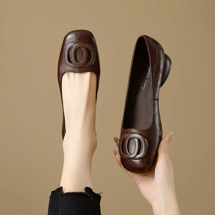 Sophia | Zapatos planos elegantes de piel para mujer