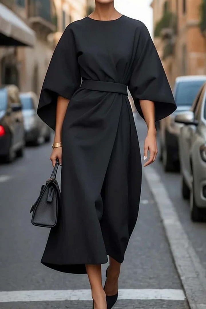 Matzliah™ | Vestido Elegante con Mangas Farol
