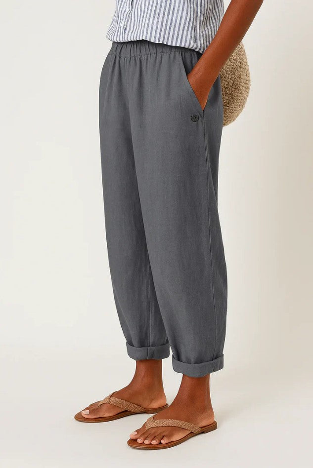 Pantalones Romina™ de lino y algodón atemporales
