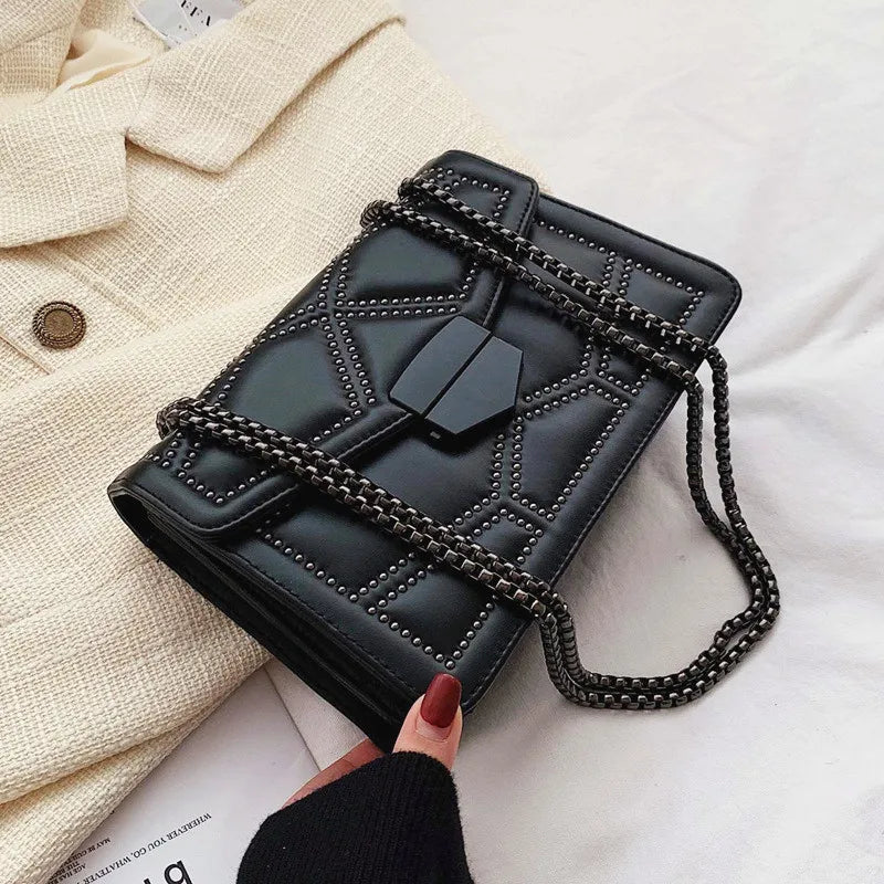 Bolso Bandolera Elegante - Piel Sintética a la Moda