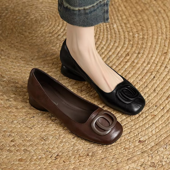 Sophia | Zapatos planos elegantes de piel para mujer