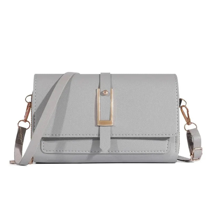 Elegante bolso de hombro cruzado para mujer - Elegante tarjetero y soporte para teléfono móvil