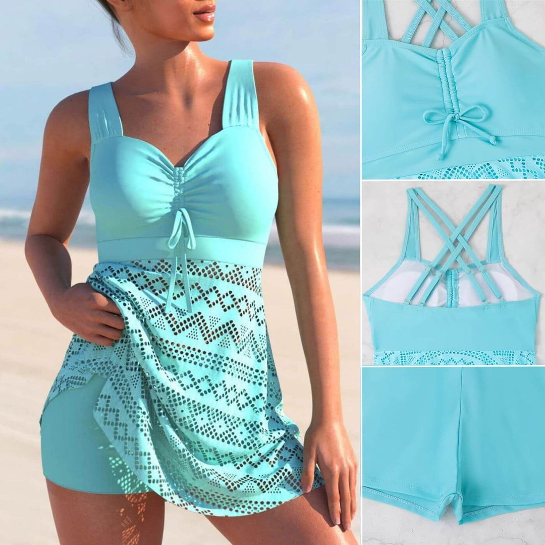 Gracia | Vestido Tankini Fruncido