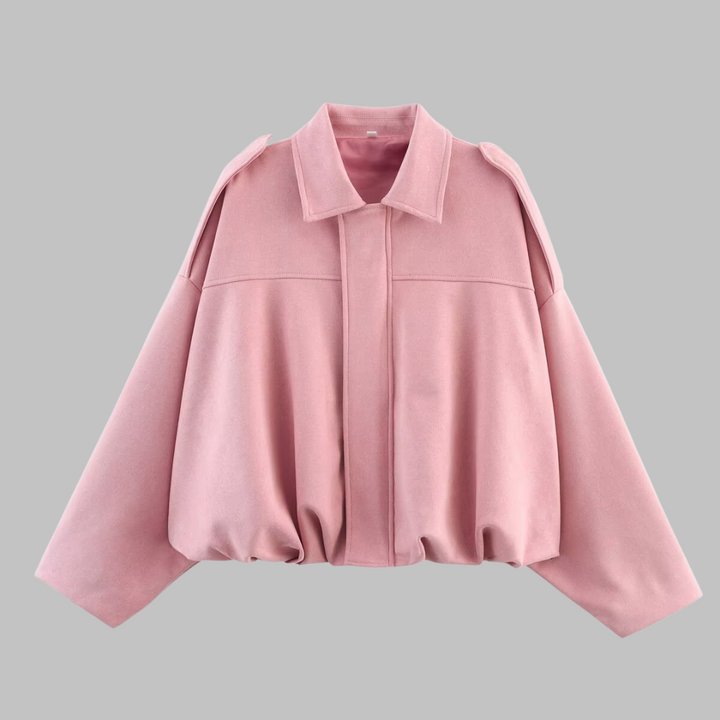 GIGI™ - Chaqueta urbana extragrande vintage con cremallera