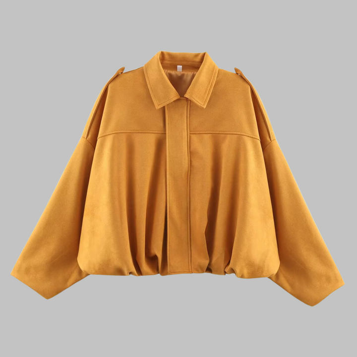 GIGI™ - Chaqueta urbana extragrande vintage con cremallera