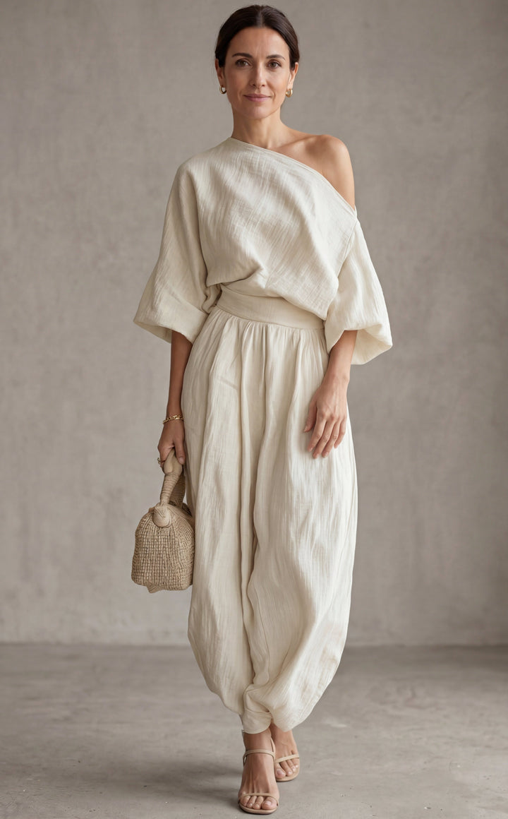 Conjunto de Lino Off-white
