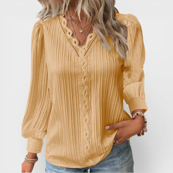 Andrea | Blusa Elegante con Escote en V